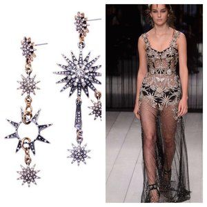 Last one! Vintage,Victorian, Barouque Star Drop earrings